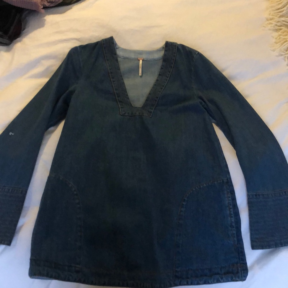 BRAND NEW Free People denim dress